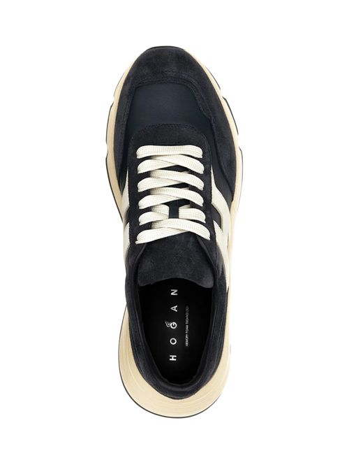 Sneakers Hyperlight in pelle e suede Blu HOGAN | HXM5630FR30 UHG826E